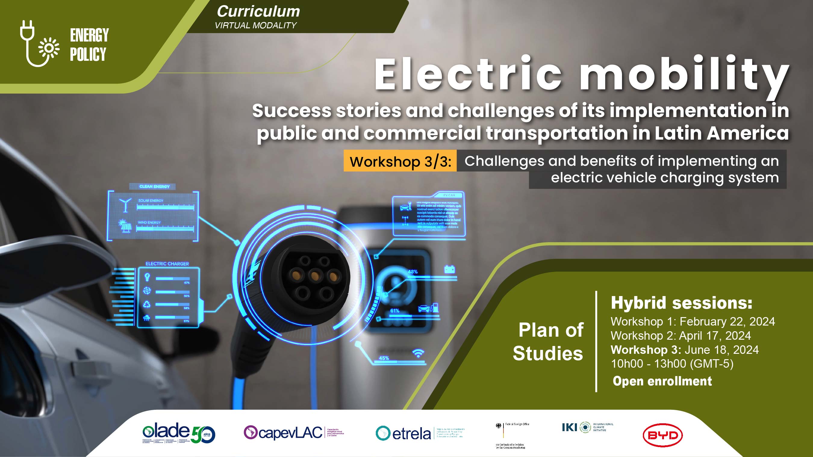 Electric mobility: Success stories and challenges of its implementation in public and commercial transport in Latin America (THIS COURSE WAS DELIVERED IN SPANISH ONLY)