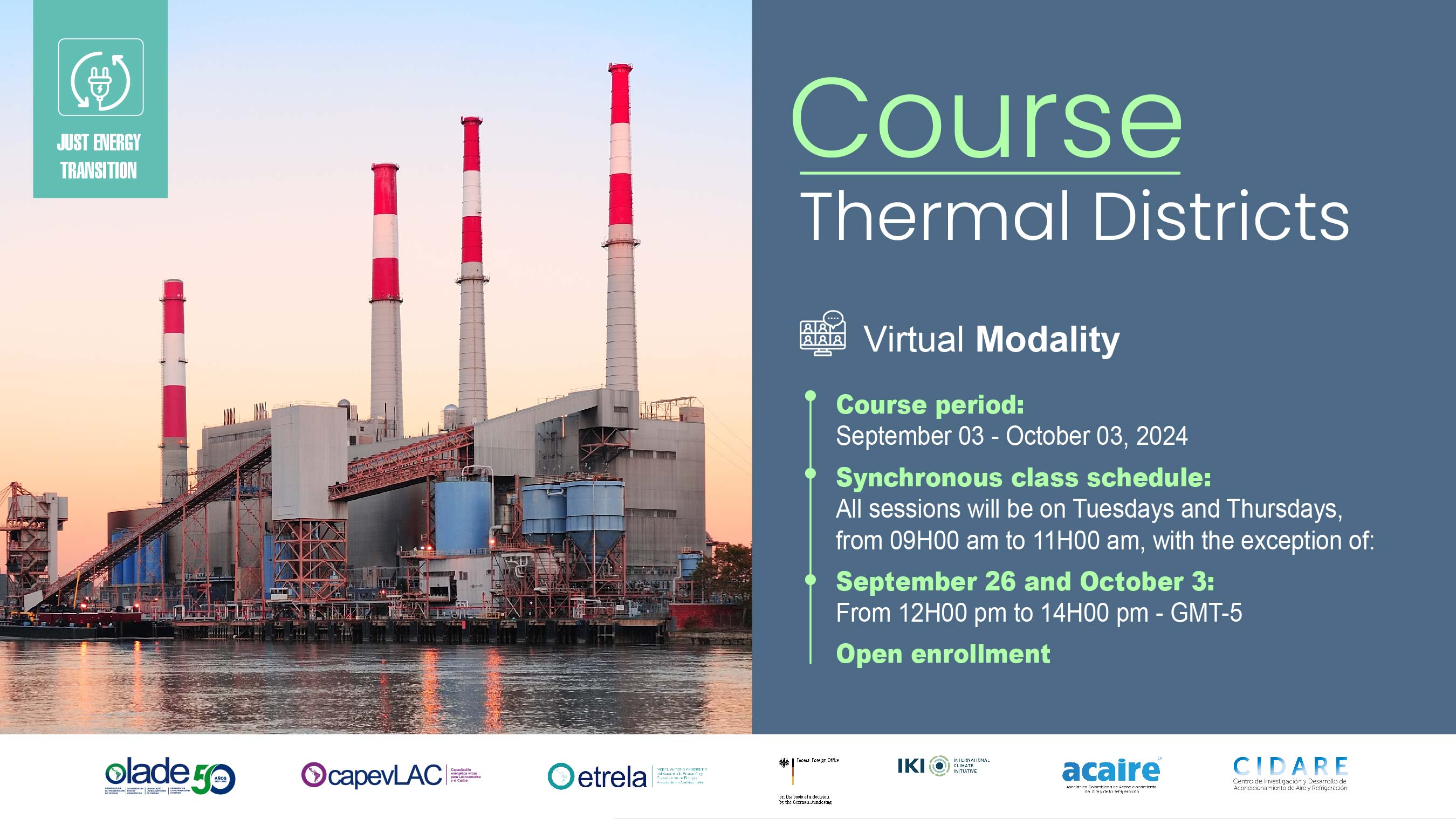 ONLINE COURSE ON THERMAL DISTRICTS