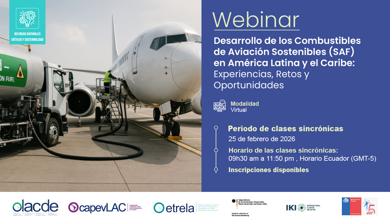 Desarrollo de los Combustibles de Aviación Sostenibles (SAF) en América Latina y el Caribe: Experiencias, Retos y Oportunidades