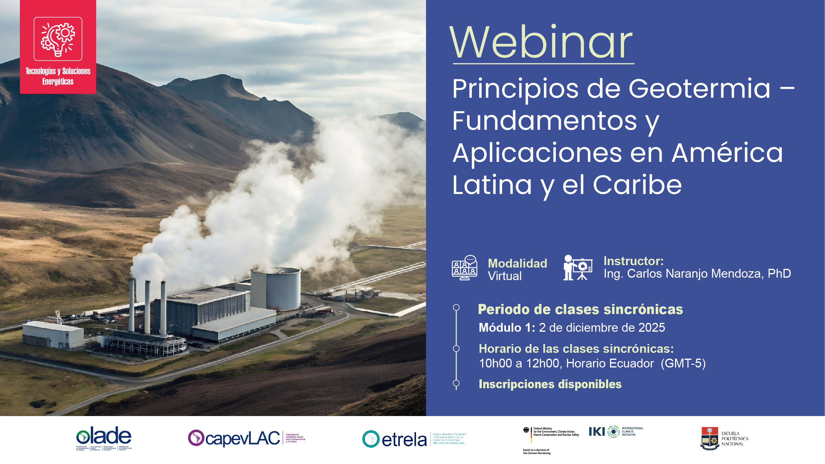 Principios de Geotermia – Fundamentos y Aplicaciones en América Latina y el Caribe